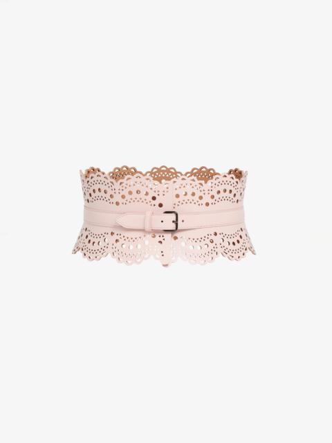 Alaïa BUSTIER BELT IN VIENNE WAVE CALFSKIN