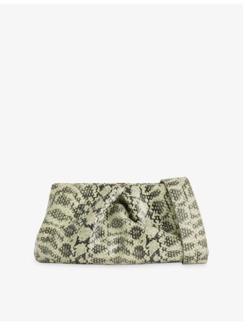 Dries Van Noten Snake-Effect Small Pouch