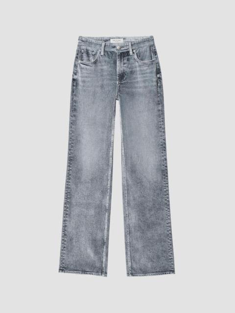 rag & bone Women's rb Miramar Shea Velvet Straight-Leg Pants - Wingate