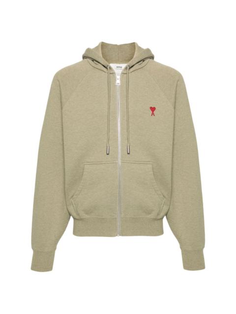 Ami-de-Coeur-motif zipped hoodie