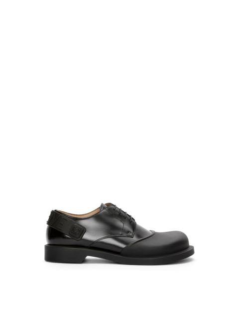Loewe Derby shoe in rubber and brushed-off calfskin