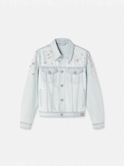 VERSACE Embellished Denim Jacket