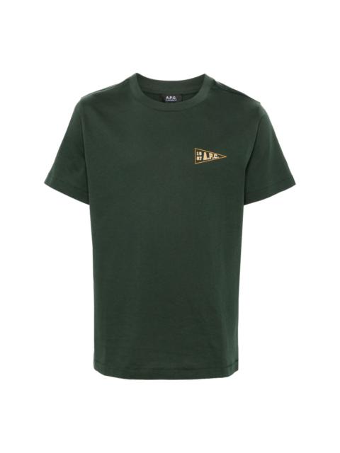 A.P.C. logo-print T-shirt