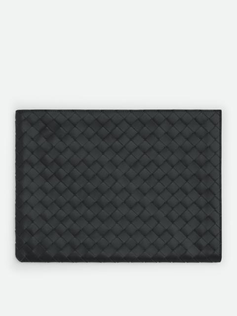 Bottega Veneta Intrecciato Half Zip Pouch