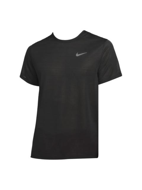 Nike Nike Dri-FIT Miler Short-Sleeve Top 'Black' DX0875-010