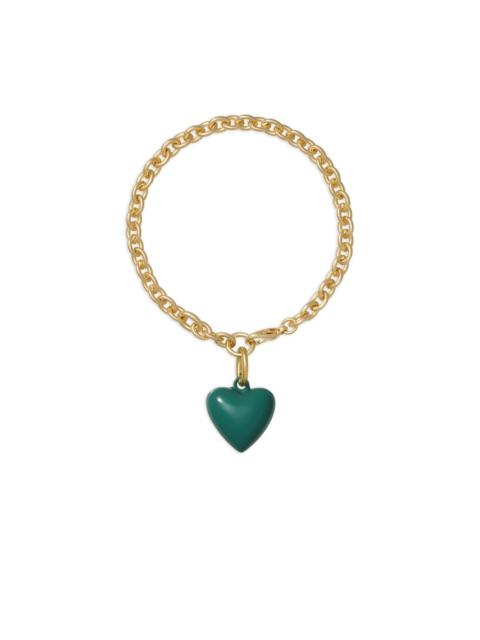 ROXANNE ASSOULIN The Mini Puffy heart-charm bracelet