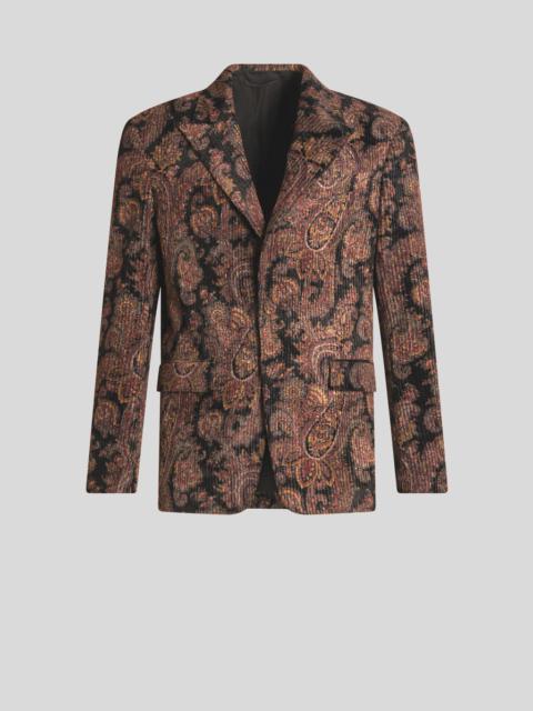 RIBBED PAISLEY JACKET