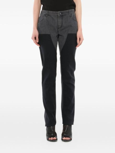 Givenchy two-tone panelled jeans