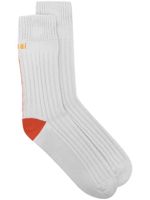 sacai Logo socks