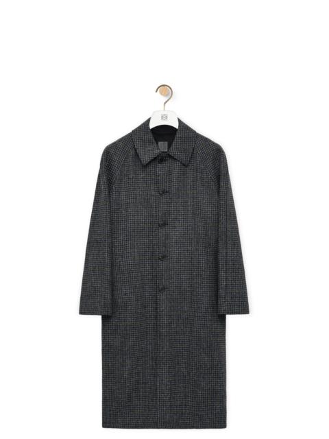 Car coat in wool