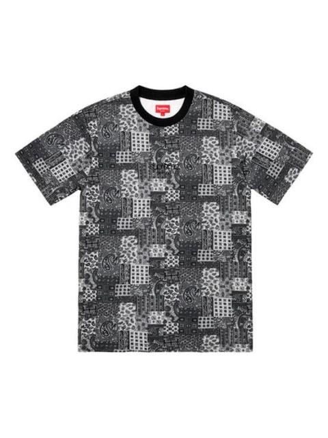Supreme Supreme SS19 Patchwork Paisley SS Top Tee SUP-SS19-10569