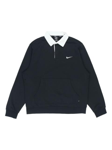 Nike Men's Nike SB Fleece Skateboard Knit Breathable Splicing Embroidered Autumn Black DM6483-010