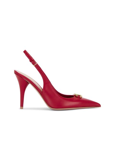 V Logo The Bold Edition Sling Back Pump