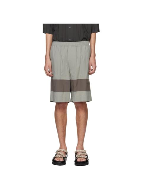 Craig Green Gray Barrel Shorts