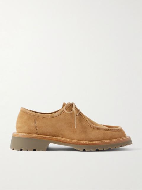 LEGRES Suede brogues Camel