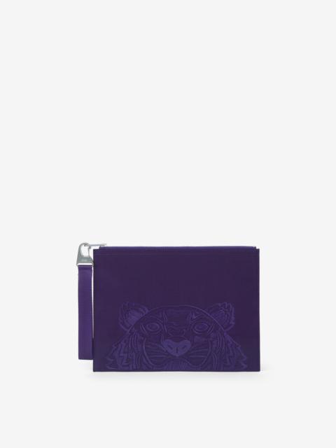 KENZO Large canvas Kampus Tiger pouch