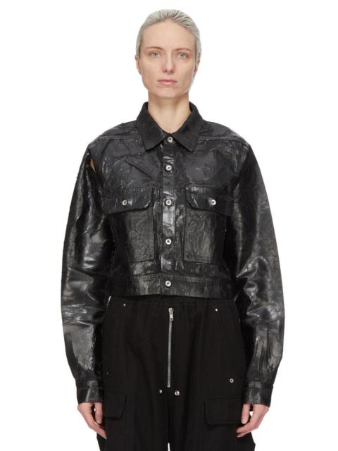Rick Owens DRKSHDW CAPE SLEEVE CROPPED OUTERSHIRT