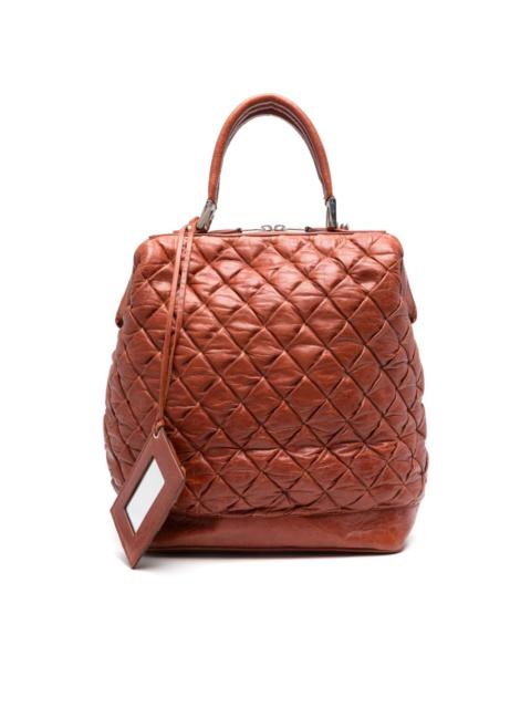 2020 quilted tote bag