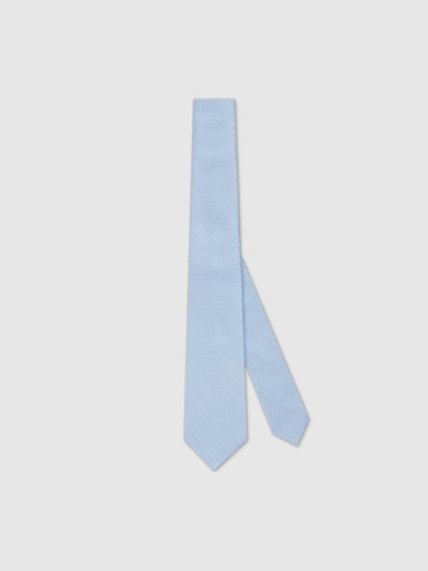 Allover Gucci silk tie