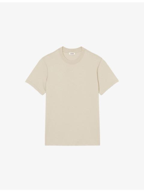 Sandro Logo-embellished short-sleeve cotton T-shirt