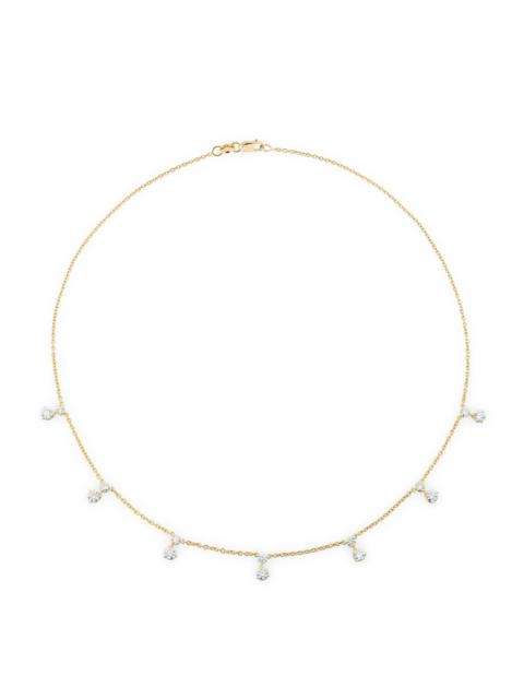 ROBERTO COIN Women's Diamonds By The Inch 18K Yellow Gold & 1.8 TCW Diamond Station Necklace - Yellow Gold