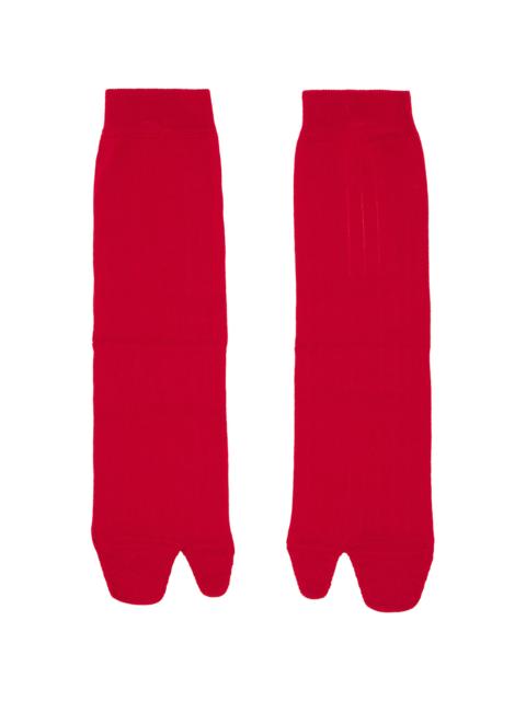 Maison Margiela Red Tabi Socks