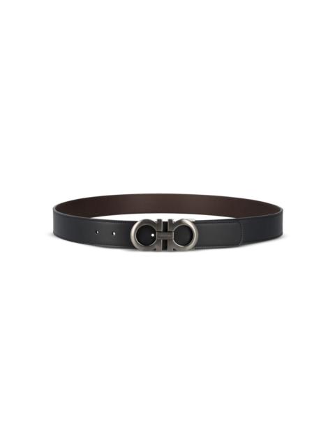 FERRAGAMO Gancini leather belt