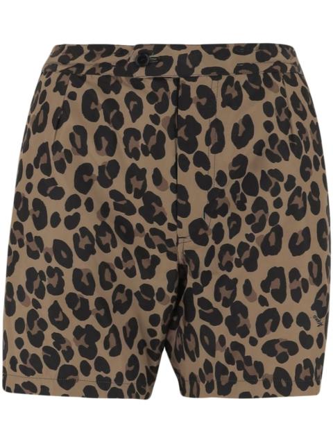 Aspesi leopard-print shorts