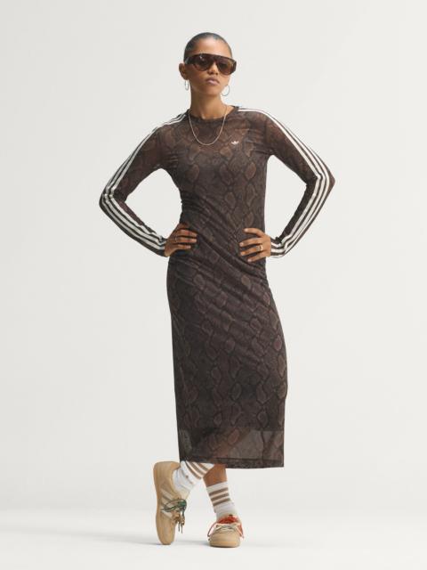 adidas SNAKE PRINT MAXI DRESS