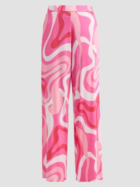 GENERATION LOVE Women's Kelela Geo Sheen Jersey Pants - Wavy Geo Pink