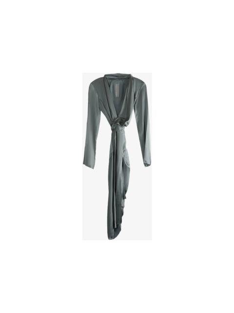 Rick Owens Rick Owens CharmeUSe Wrap Dress Wahed Indigo
