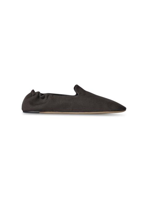 The Row Casa Canvas Slippers brown
