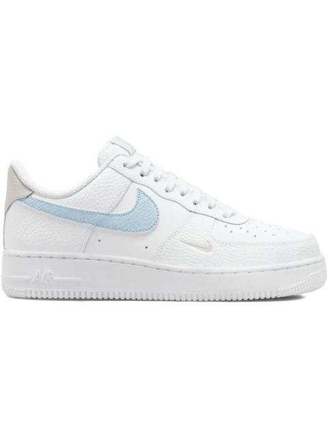 Nike Air Force 1 Low White Light Armory Blue Mini Swoosh (Women's)