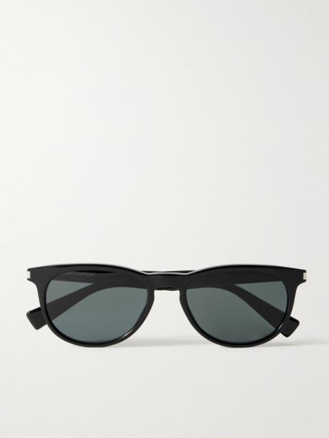 SAINT LAURENT Round-Frame Recycled-Acetate Sunglasses