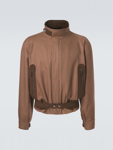 GIORGIO ARMANI Archivio silk bomber jacket