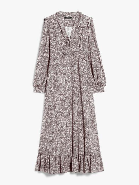 WEEKEND Max Mara FRETTY Crêpe de Chine printed dress