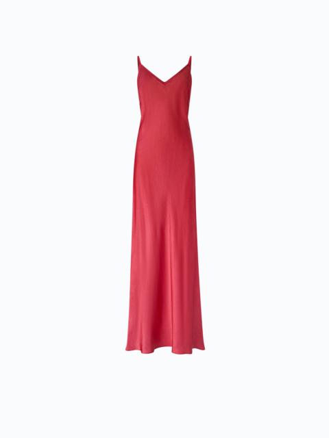 PINKO LONG SLIP DRESS IN SATIN