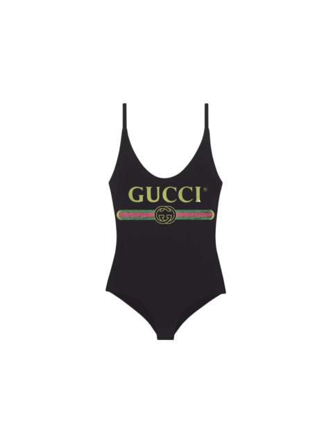 GUCCI Sparkling swimsuit with Gucci logo