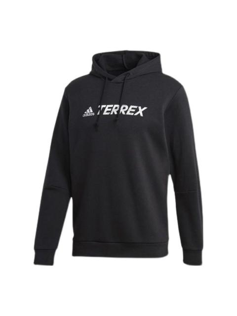 adidas Terrex Graphic Logo Hoodie 'Black' GL6107