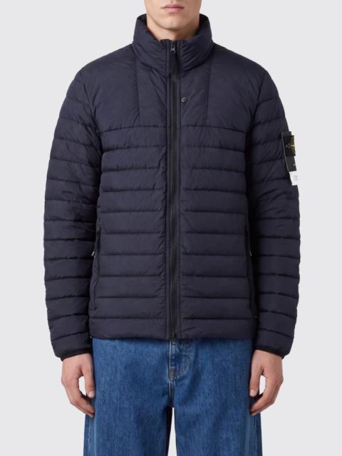 Stone Island STONE ISLAND Short Water-Repellent Recycled Nylon Down Jacket with High Neck