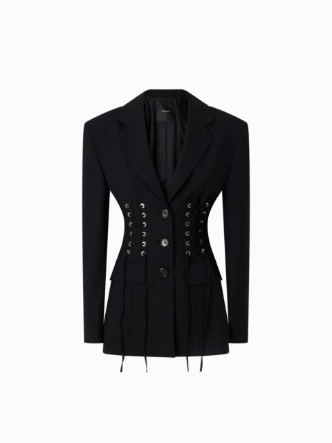 PINKO SLIM-FIT JACKET WITH BUSTIER DESIGN