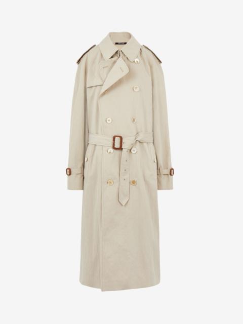Anonimity of the lining trench coat