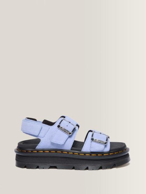Dr. Martens Zebzag Suede Platform Sandals