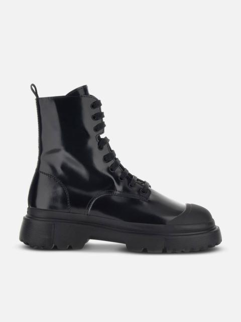 HOGAN Combat Boots Hogan H619 Black