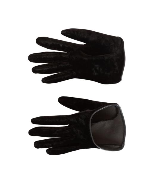 Balmain Short velvet gloves
