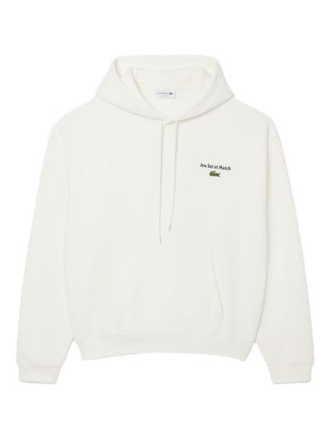 LACOSTE logo-detail hoodie