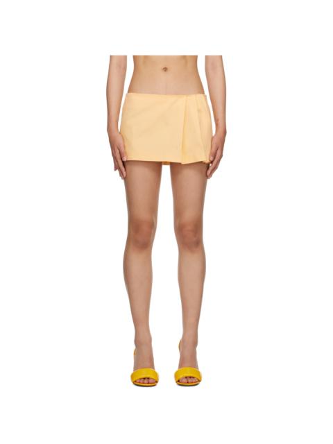 SIEDRÉS Yellow Piya Miniskirt