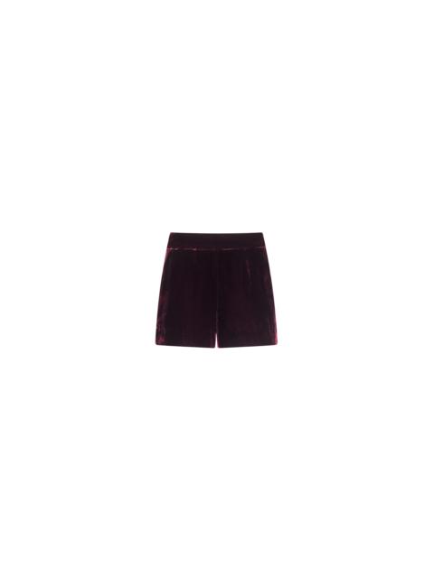 L'AGENCE Ashton Velvet Short
