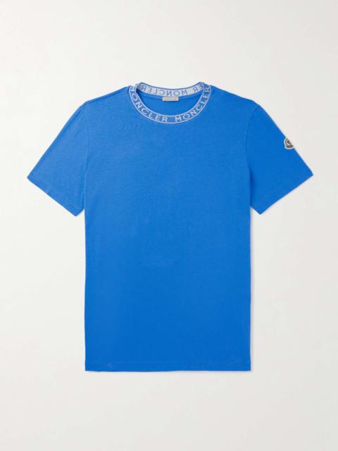 Slim-Fit Logo-Detailed Cotton-Jersey T-Shirt