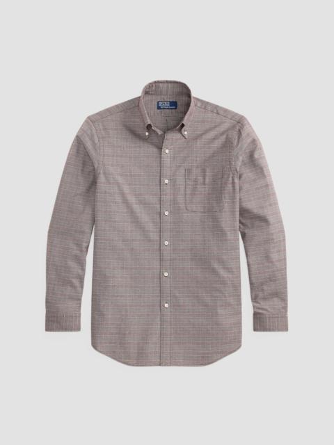 Polo Ralph Lauren Men's Checked Cotton Shirt - Brown Cream Multi